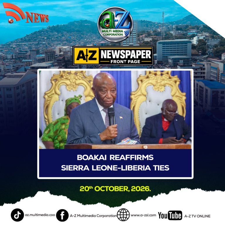 Boakai Reaffirms Sierra Leone-Liberia Ties