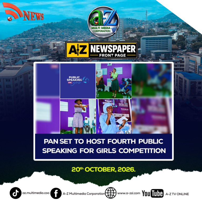 PAN Set To Host Fourth Public Speaking For Girls Competition