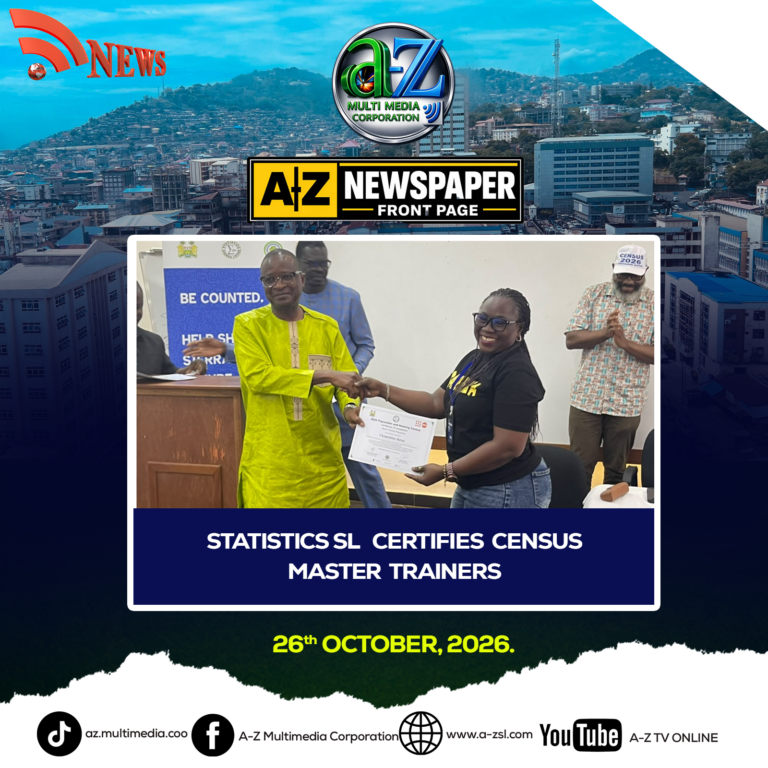 Statistics SL Certifies Census Master Trainers