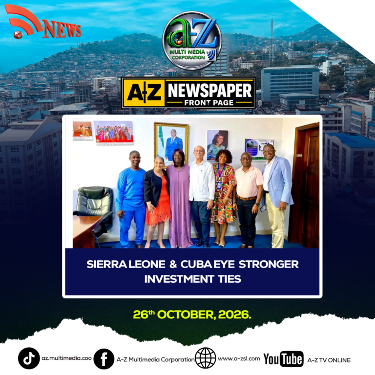 Sierra Leone & Cuba Eye Stronger Investment Ties