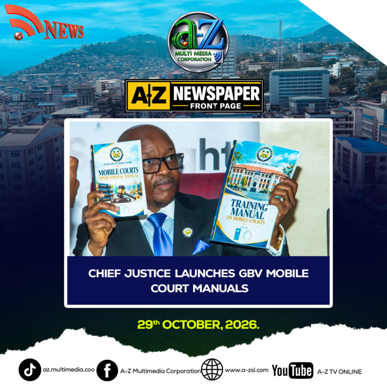 Chief Justice Launches GBV Mobile Court Manuals