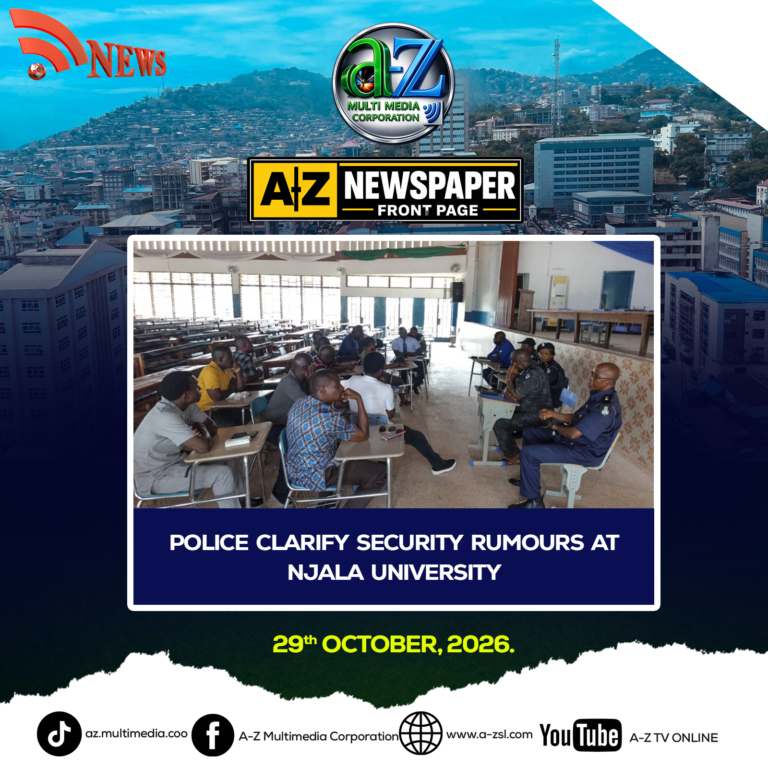 Police Clarify Security Rumours at Njala University