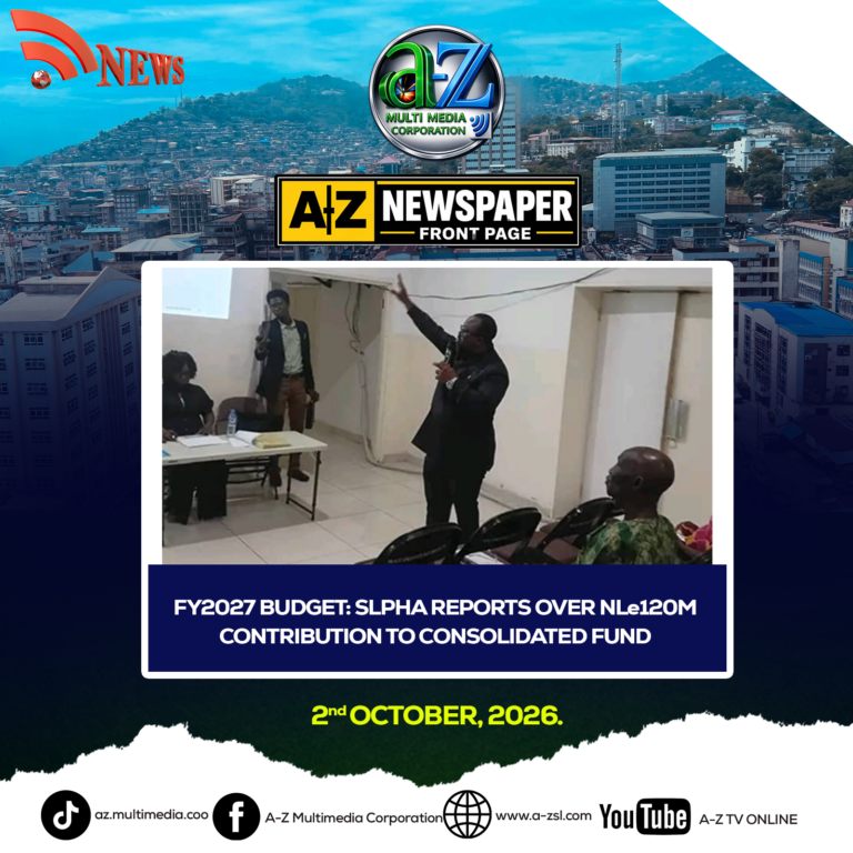 Fy2027 Budget: SLPHA Reports over Nle120m Contribution to Consolidated Fund