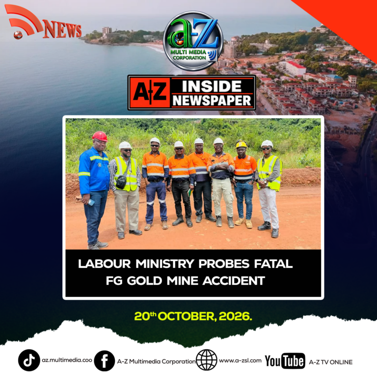 Labour Ministry Probes Fatal FG Gold Mine Accident