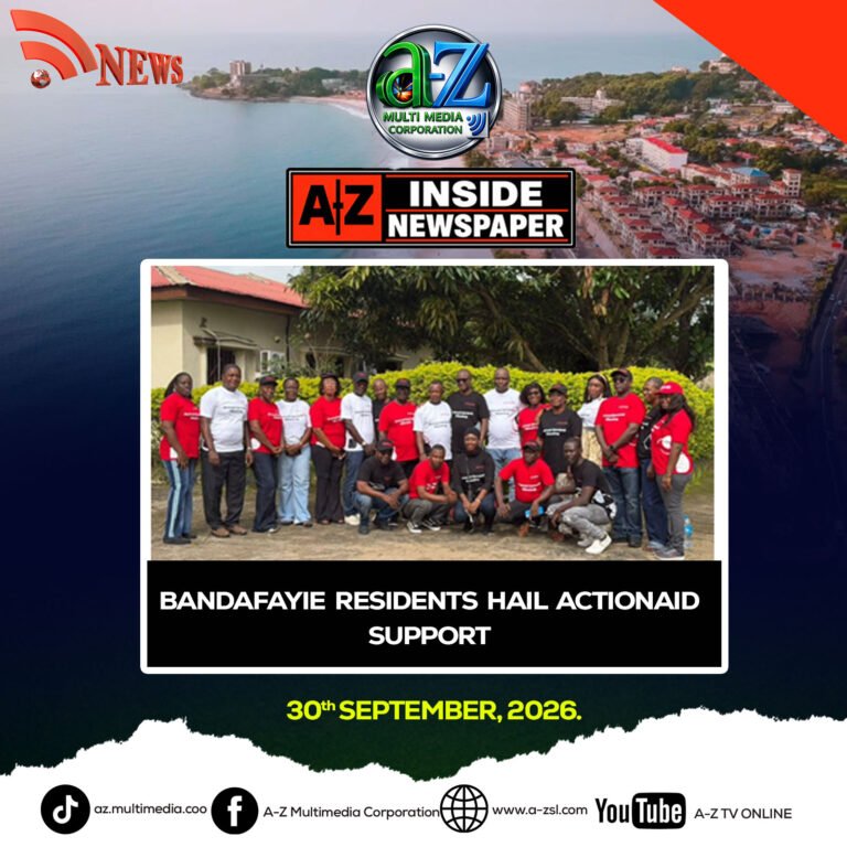 Bandafayie Residents Hail Actionaid Support