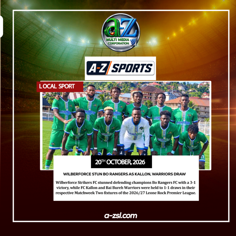 Wilberforce Stun Bo Rangers as Kallon, Warriors Draw